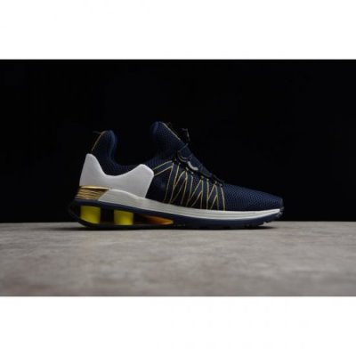 Nike Erkek Shox Gravity Midnight Lacivert / Metal Altın Koşu Ayakkabısı Türkiye - 6OKT4SD4